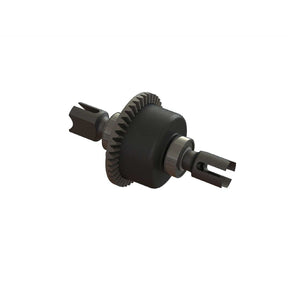 ARA310957 ensemble de différentiel ARRMA assemblé avec pignon hélicoïdal 43 dents et huile silicone 10000 cSt. Compatible avec plusieurs modèles ARRMA 6S. Univers RcLoisirs.