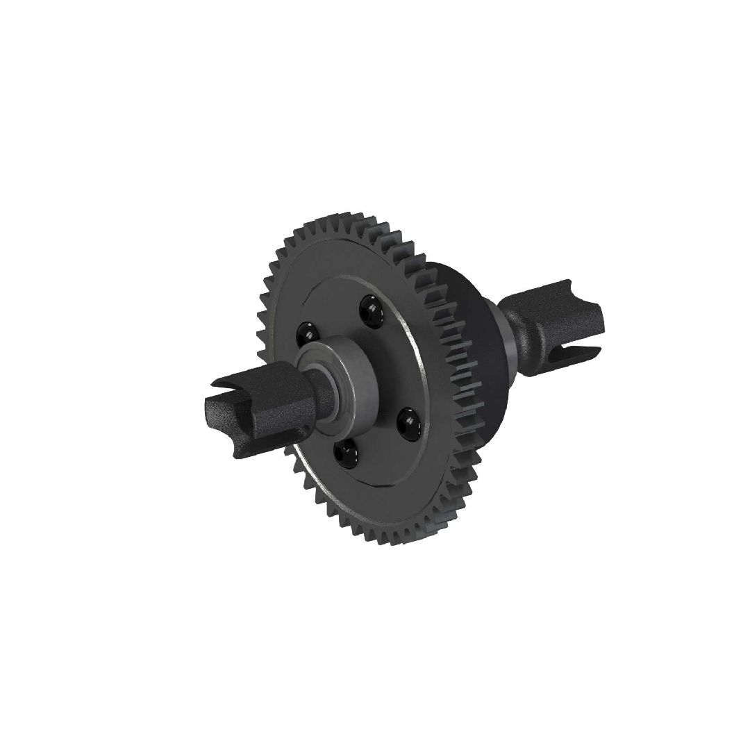 ARA310959 différentiel central ARRMA 50T préassemblé rempli d’huile silicone 100K avec engrenages acier et roulements inclus pour transmission RC chez Univers RcLoisirs