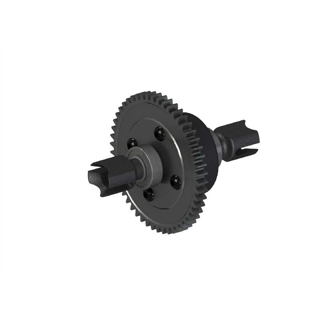 ARA310959 différentiel central ARRMA 50T préassemblé rempli d’huile silicone 100K avec engrenages acier et roulements inclus pour transmission RC chez Univers RcLoisirs