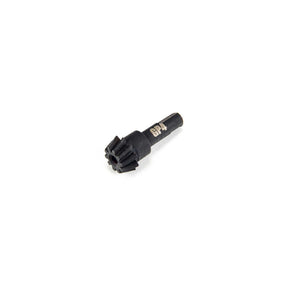 ARA310979 engrenage d'entree principal ARRMA 10T a coupe spirale GP4 5 mm en acier robuste, concu pour les differentiels GP4 compatibles.