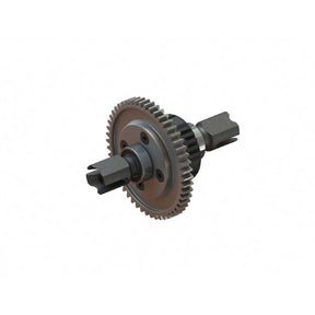 ARA310991 différentiel central ARRMA à glissement limité préassemblé avec couronne acier 50 dents et huile silicone 100 000 cSt. Pièce de remplacement officielle prête à installer pour les modèles ARRMA compatibles.