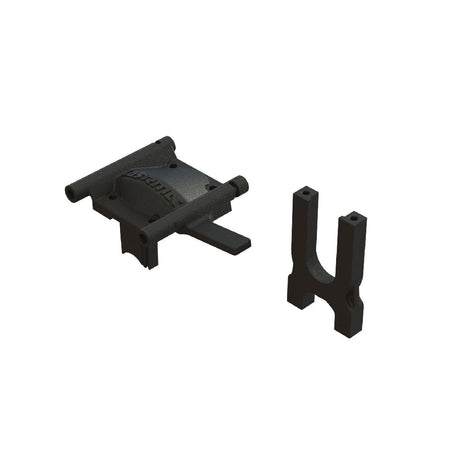 ARA320499 support de différentiel central ARRMA en composite robuste avec couvercle d’engrenage inclus pour transmission RC chez Univers RcLoisirs
