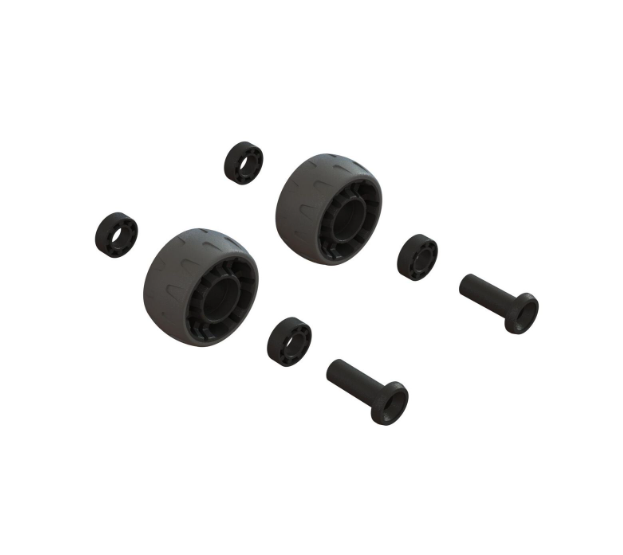 ARA320629 Wheelie Bar Wheels - Univers RcLoisirs