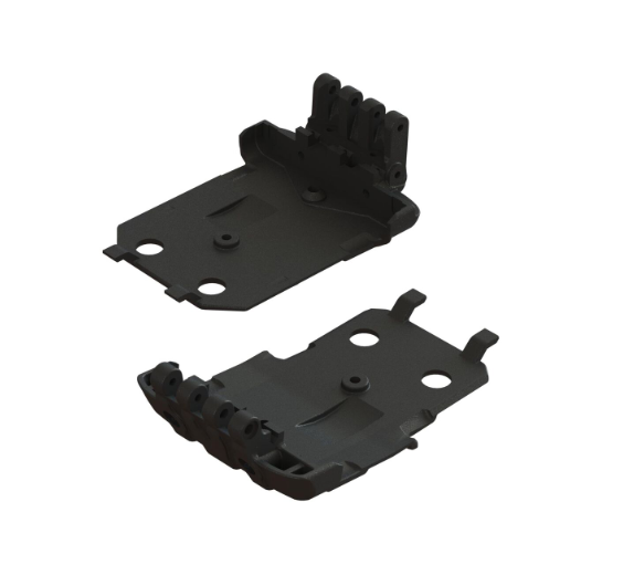 ARA320632 Skid plates inférieurs avant et arrière (lot de 2) - Univers RcLoisirs