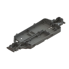 Arrma ARA320799 châssis composite XLWB V2 officiel ARRMA. Pièce de remplacement d'origine en composite haute résistance avec renforts intégrés, compatible avec le KRATON 4S 4X4 V2 BLX 1/10.Composite Chassis - XLWB V2 (1pc) - Univers RcLoisirs