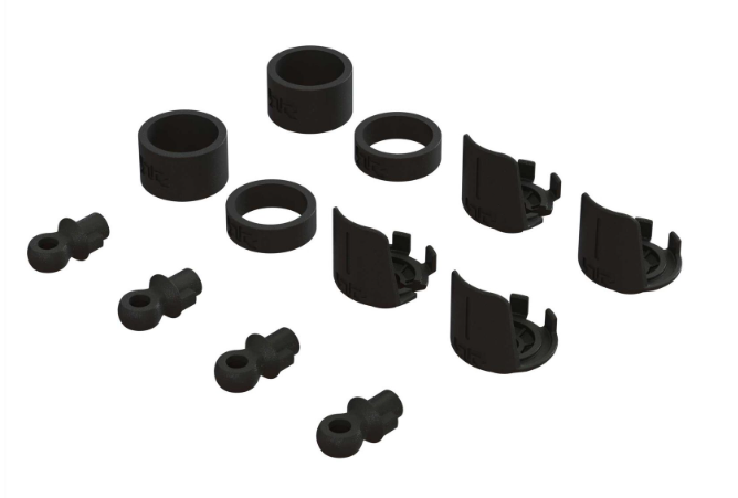 ARA330672 Spring Perch and Rod End Set - Univers RcLoisirs