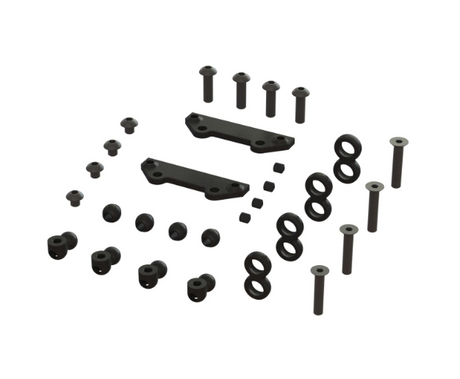 ARA330692 Ensemble de fixation barre antiroulis (lot complet) - Univers RcLoisirs