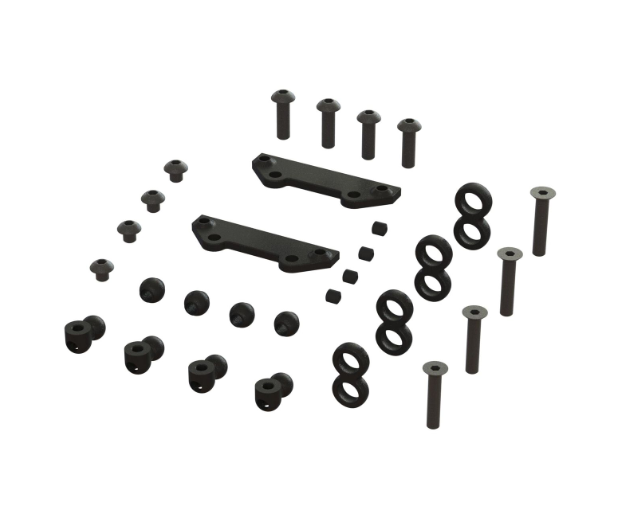 ARA330692 Ensemble de fixation barre antiroulis (lot complet) - Univers RcLoisirs