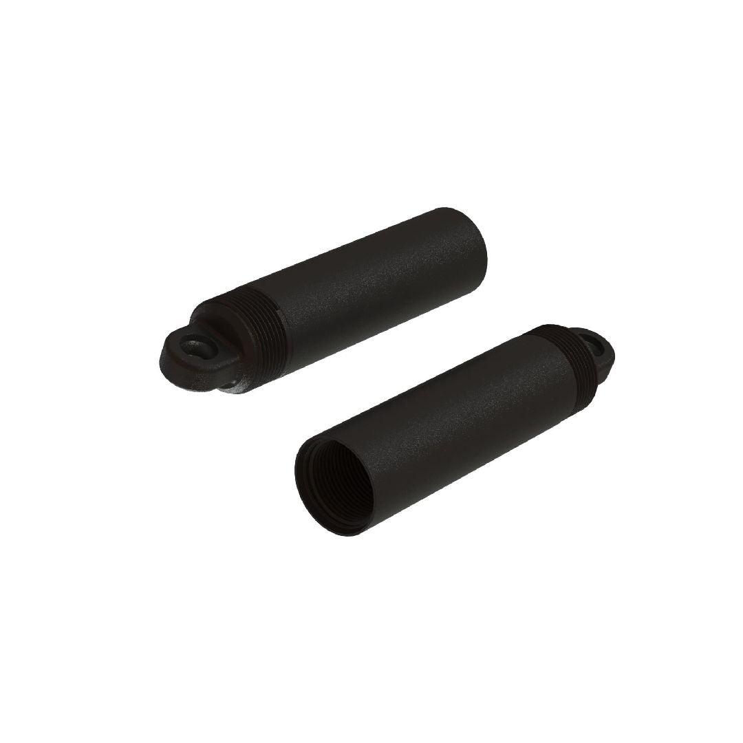 ARA330715 ensemble de 2 corps d'amortisseurs arriere ARRMA 11x55 mm, fabriques dans un materiau durable pour remplacer les pieces d'origine des modeles compatibles.
