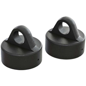 ARA330491 Aluminum Shock Cap Black (2) 6S - Univers RcLoisirs