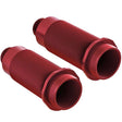ARAC9073 ensemble de 2 corps d'amortisseurs ARRMA 16 x 61 mm en aluminium rouge, concus pour un fonctionnement efficace de la suspension des modeles 6S compatibles.