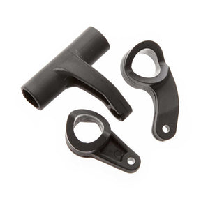 ARAC9360 ensemble de bellcranks de direction ARRMA en composite comprenant les pieces necessaires pour remplacer les composants de direction d'origine.