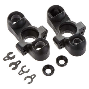 ARAC9361 ensemble de 2 fusees de direction avant ARRMA en composite robuste, pieces de remplacement d'origine pour les vehicules ARRMA compatibles.