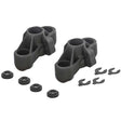 ARAC9366 ensemble de 2 fusees de direction avant ARRMA 6S en composite robuste avec entretoises de pivot ball et de bras de suspension incluses.