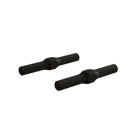 ARAC9378 ensemble de 2 biellettes reglables ARRMA M4 x 34 mm en acier noir avec filetages de precision pour les vehicules ARRMA compatibles.