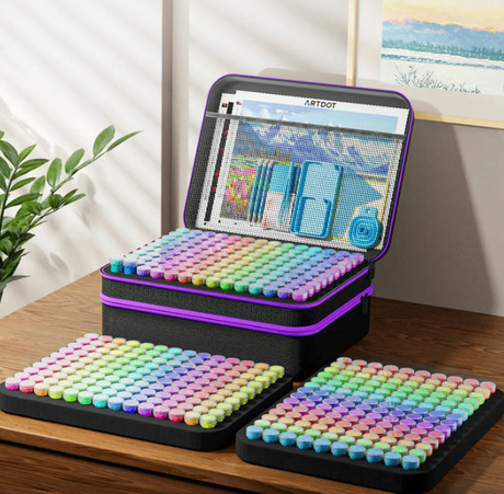 ARTDOT – Organisateur 120 compartiments pour peinture diamant – Univers RcLoisirs