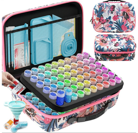 ARTDOT – Organisateur rose 120 compartiments peinture diamant – Univers RcLoisirs