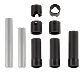ASC42020 ensemble de cardans moules Element RC pour Enduro avec arbres males et femelles de differentes longueurs et reteneurs de goupilles inclus.
