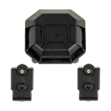 ASC42060 ensemble Element RC comprenant le couvercle de différentiel et les supports inférieurs 4-Link pour les essieux Enduro. Pièce de remplacement d'origine compatible avec Enduro, Gatekeeper et Knightrunner.