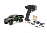 AXI-3289T1 Axial SCX30 Toyota Tacoma TRD Pro 4X4 RTR 1/30 vert avec radio Spektrum, batterie LiPo 2S 160 mAh, chargeur USB et eclairage DEL.