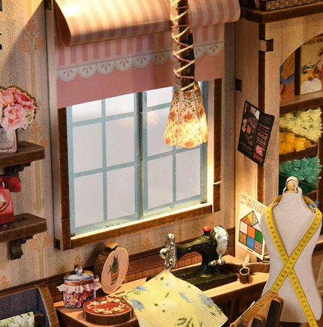 Atelier de couture – Book Nook 3D en bois avec LED – Haute gamme | Univers RcLoisirs