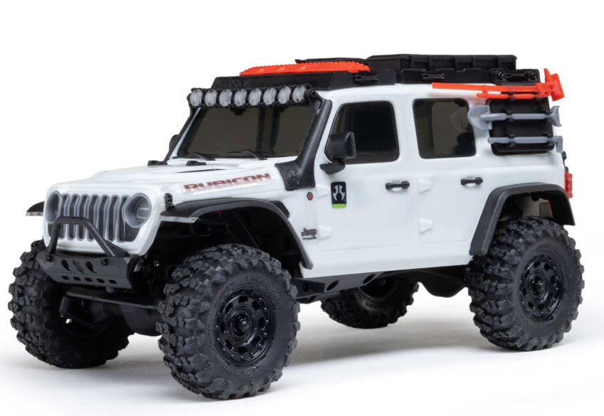 AXI-2261 – SCX30 Jeep Wrangler JLU – 1/30 – RTR 4WD Brushed Micro Rock Crawler - Univers RcLoisirs