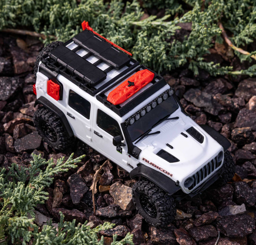 AXI-2261 – SCX30 Jeep Wrangler JLU – 1/30 – RTR 4WD Brushed Micro Rock Crawler - Univers RcLoisirs