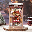 BJAA401 Kyoto Snow Whisper, Book Nook DIY de 286 pieces inspire de Ginzan Onsen au Japon. Scene japonaise enneigee, eclairage DEL tactile et couvercle anti-poussiere inclus.