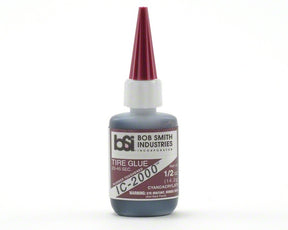 BSI117 IC-2000 colle cyanoacrylate noire 14,2 g renforcee au caoutchouc, resistante aux chocs et ideale pour coller les pneus de voitures RC.