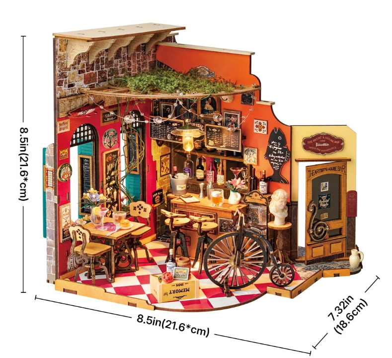 Bar-Restaurant Cheers – Rolife DG12 – Mini-maison à assembler - Univers RcLoisirs
