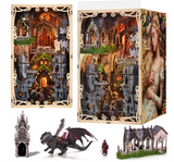 Belle au bois dormant – Book Nook 3D en bois – LED – Haute gamme – Univers RcLoisirs