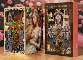 Belle au bois dormant – Book Nook 3D en bois – LED – Haute gamme – Univers RcLoisirs