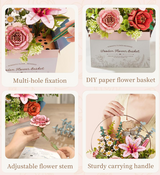 Boite à fleurs – ROKR TW03H – Puzzle 3D en bois à assembler – Univers RcLoisirs