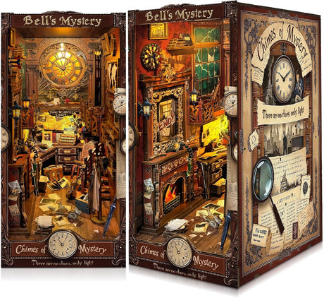 Book Nook 3D – Baie des pirates MAX – En bois avec éclairage LED – Univers RcLoisirs