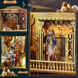 Book Nook 3D – Égypte antique – En bois avec éclairage LED – Univers RcLoisirs