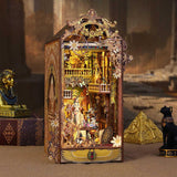 Book Nook 3D – Égypte antique – En bois avec éclairage LED – Univers RcLoisirs