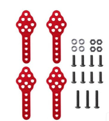 CRAW2017329_RD – Supports d’amortisseurs CNC metal réglables hauteur & angle pour crawler 1/10 – Univers RcLoisirs