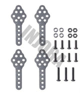 CRAW2017329 – Supports d’amortisseurs CNC réglables hauteur & angle pour crawler 1/10 – Univers RcLoisirs