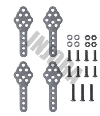 CRAW2017329 – Supports d’amortisseurs CNC réglables hauteur & angle pour crawler 1/10 – Univers RcLoisirs