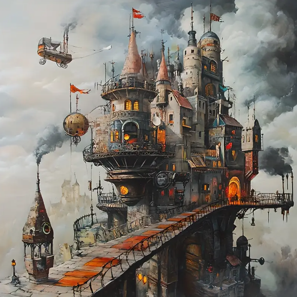 Château mécanique – Casse-tête – 1000 pièces