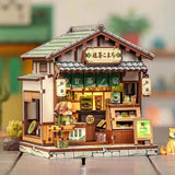 CWGA116 Kyoto Matcha Cottage, maison miniature DIY de 128 pieces inspiree d'une boutique japonaise de matcha avec eclairage DEL et decor double face.