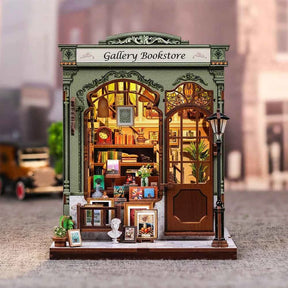 Librairie Gallery – Book Nook 3D en bois avec LED – Haute gamme