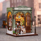 Librairie Gallery – Book Nook 3D en bois avec LED – Haute gamme