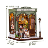 Librairie Gallery – Book Nook 3D en bois avec LED – Haute gamme - Univers RcLoisirs