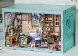 Cabinet du docteur – Book Nook 3D en bois avec LED – Haute gamme - Univers RcLoisirs
