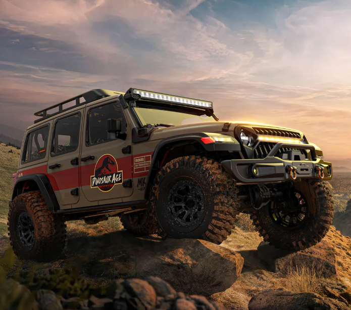 RLAARLO – Crawler MK-07 – 1/7 Brushed 4WD – RTR – Édition Dinosaure