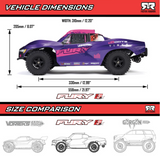 ARA3521 – Fury 223S – 1/10 – Short Course Truck 2WD Brushless RTR