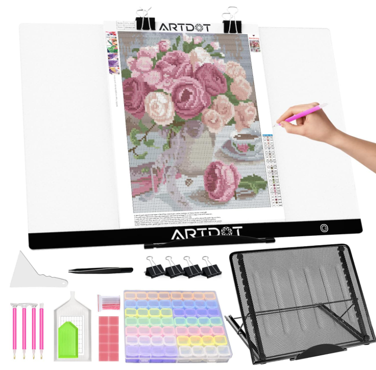 Artdot - Planche lumineuse A2 LED - USB - 1500lux