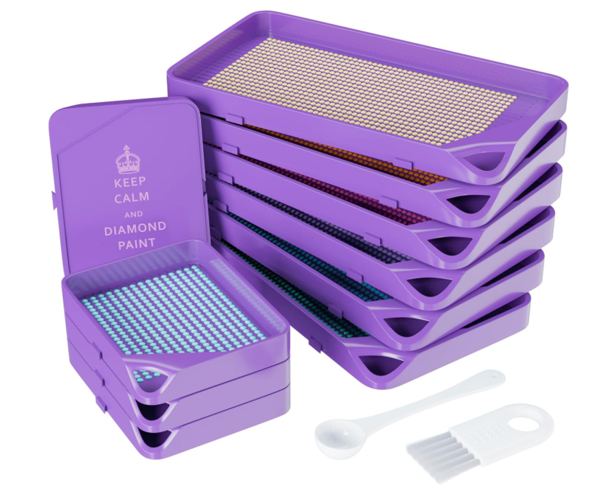 Artdot - Kit de plateaux pour peinture diamant – 10 pièces