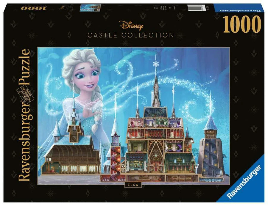 Laissez le royaume magique d’Arendelle de la Reine des neiges vous réchauffer le cœur dans notre puzzle de la série des châteaux de Disney : Elsa!